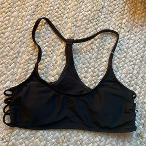 Normal Black Swim Top